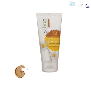 کرم ضد آفتاب شون با SPF50بدون رنگ