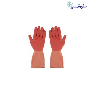 دستكش ويولت ساق كوتاه L قرمز