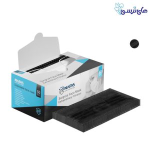 ماسك جعبه دار سه لايه مشكي